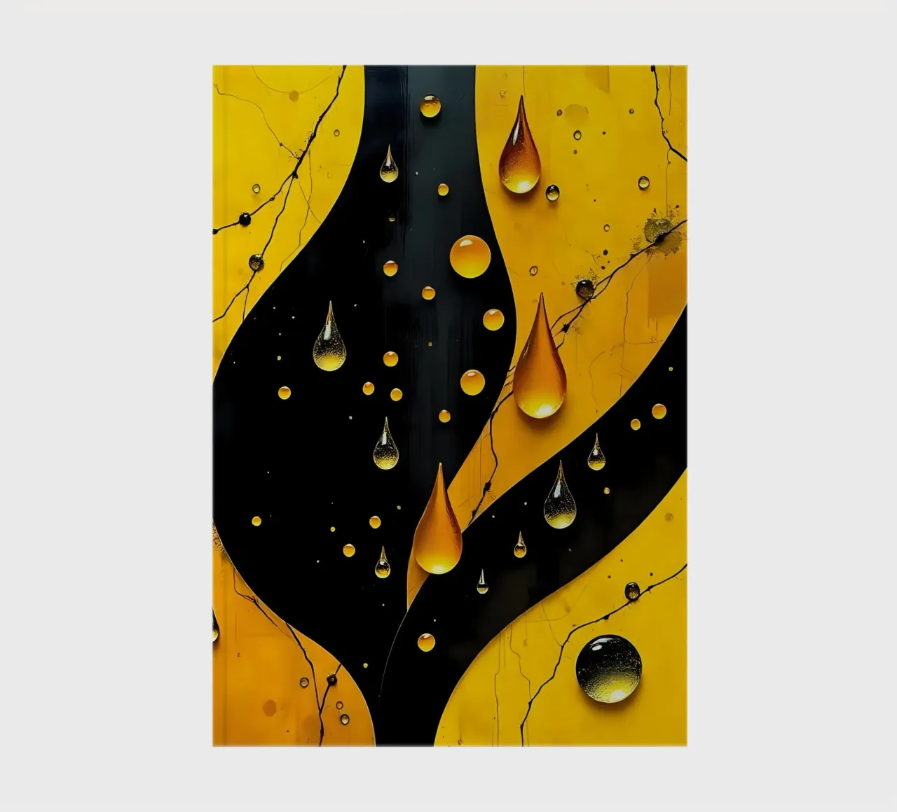 Drops_11 notebook by schwarz-gelb by LK