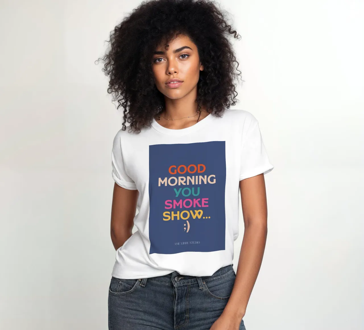 ❤️ t-shirt ajusté pour femmes de ÂME LIBRE STUDIO