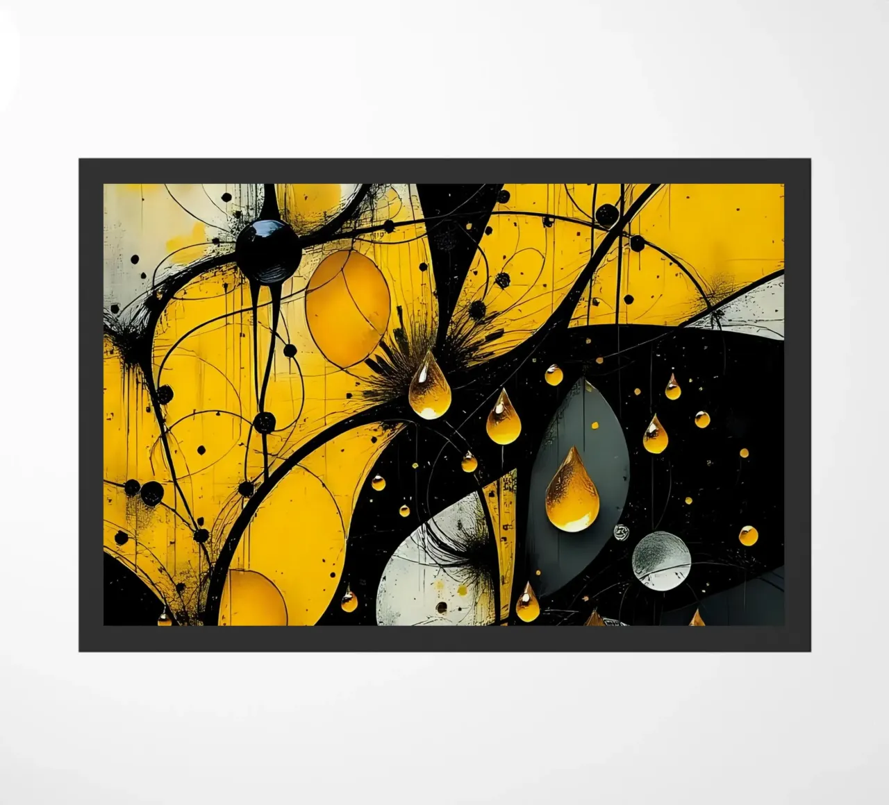 Drops_13 doormat by schwarz-gelb by LK