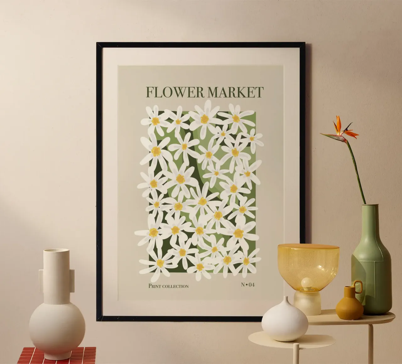 Mercato dei fiori 4 carta hahnemühle da Sixmai