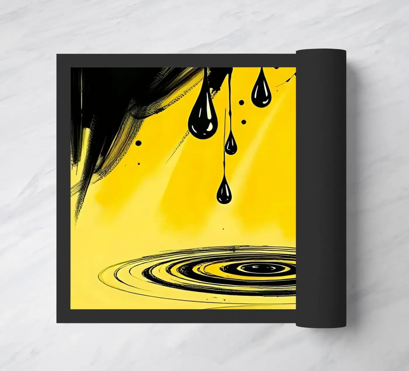 Drops_14 zerbino da schwarz-gelb by LK