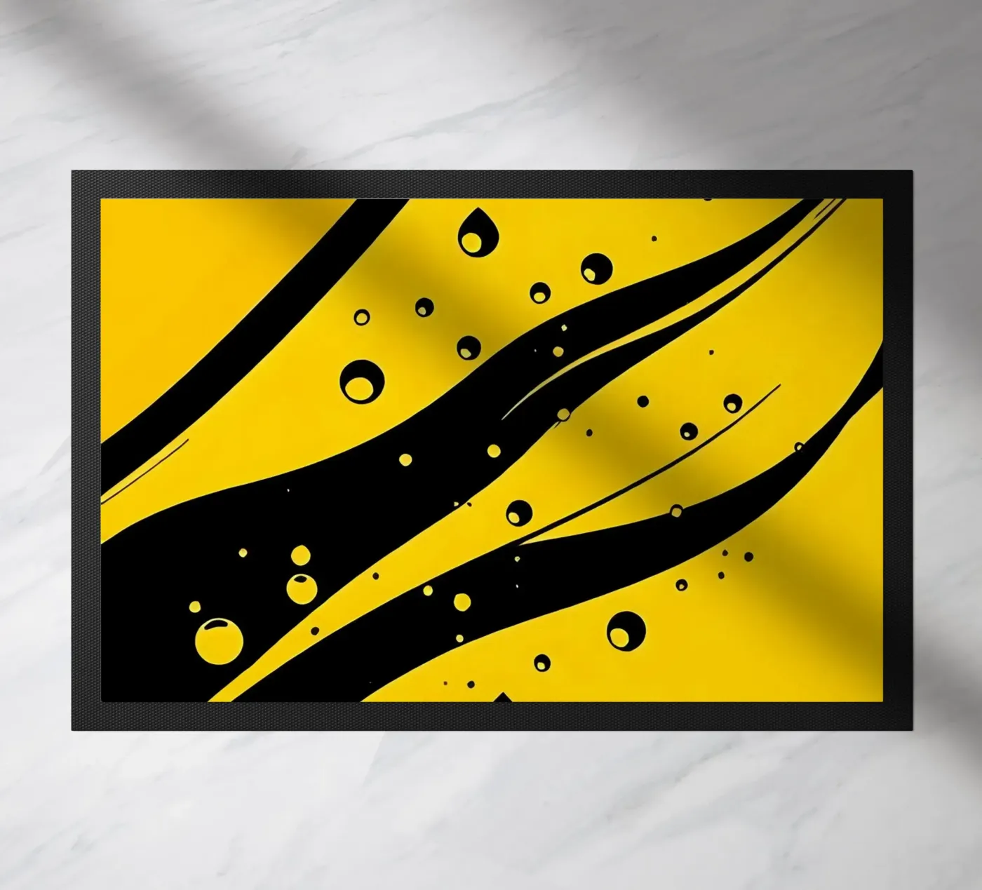 Drops_15 doormat by schwarz-gelb by LK