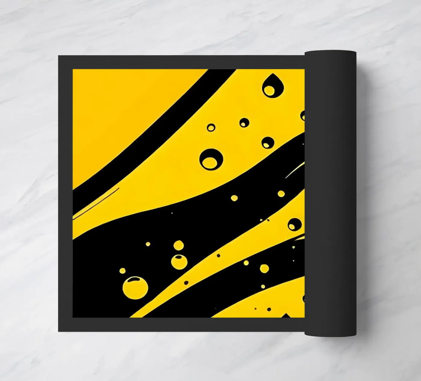 Drops_15 doormat by schwarz-gelb by LK