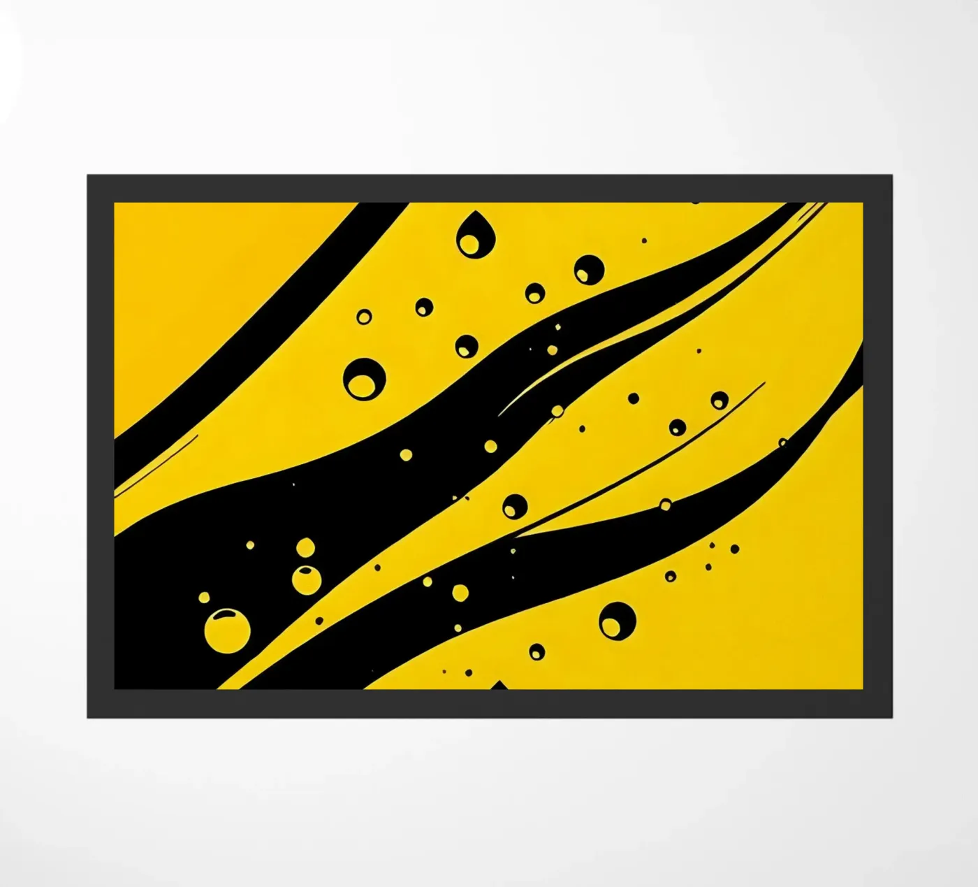 Drops_15 doormat by schwarz-gelb by LK