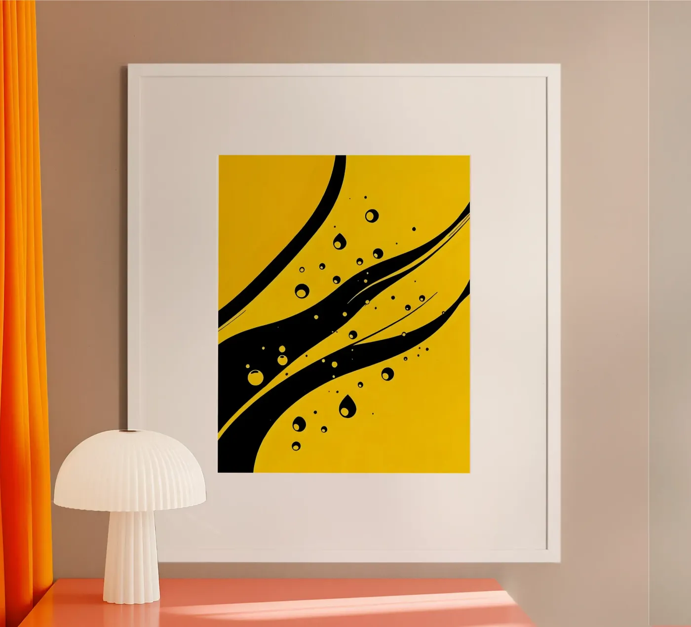 Drops_15 poster da schwarz-gelb by LK