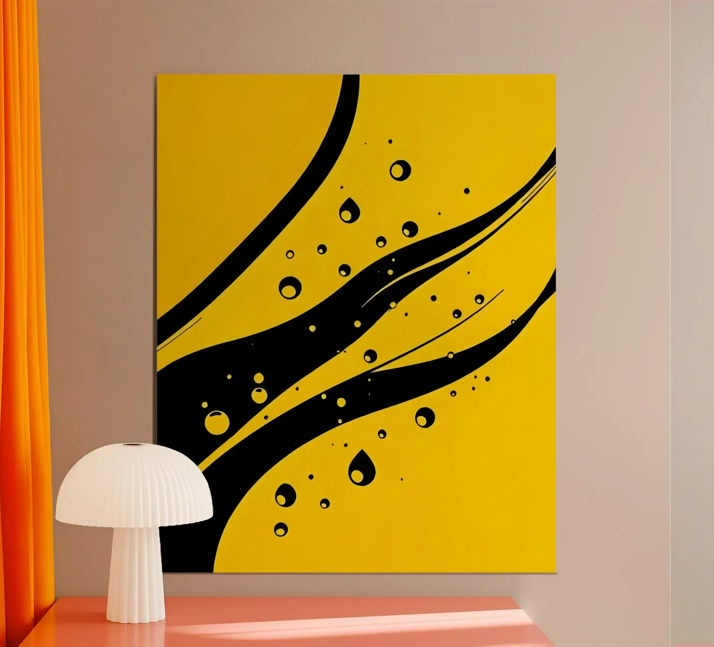 Drops_15 poster da schwarz-gelb by LK