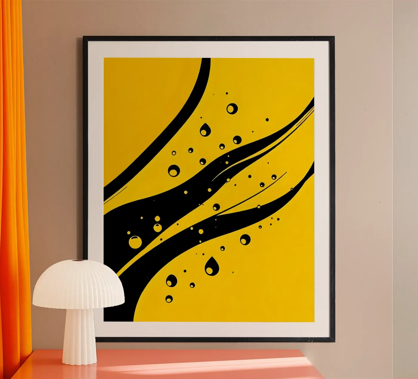 Drops_15 poster da schwarz-gelb by LK