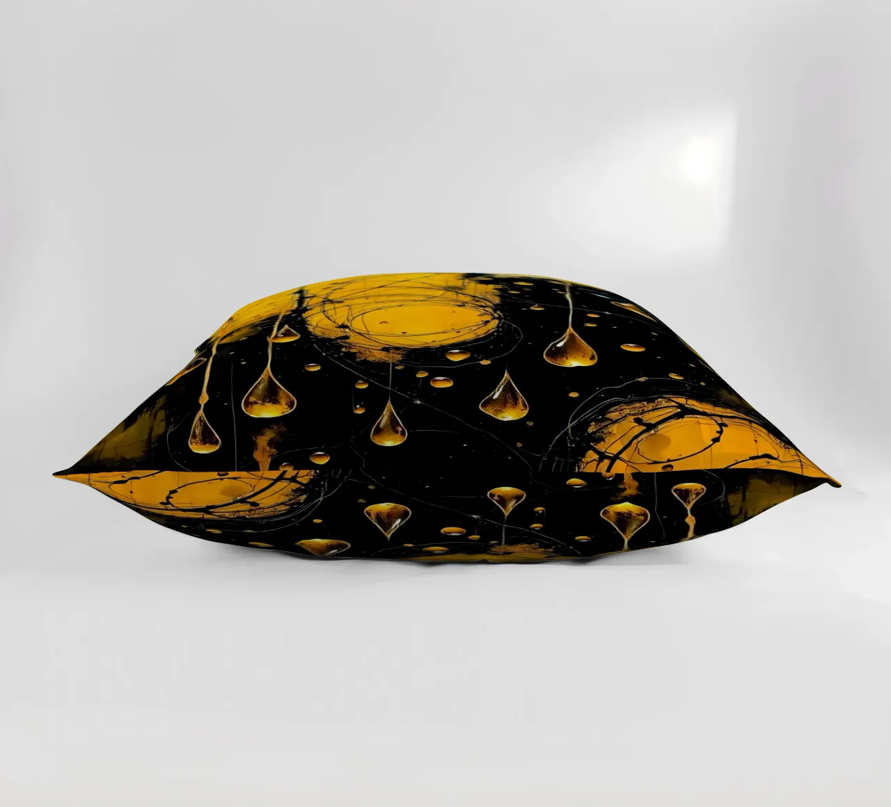 Gocce_16 cuscino da schwarz-gelb by LK