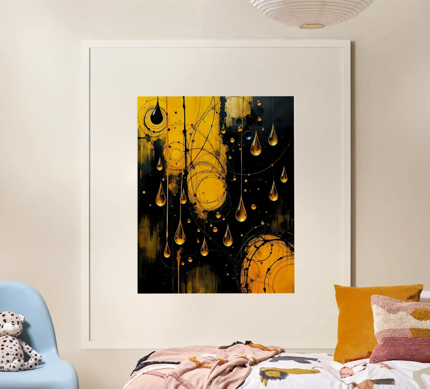 Drops_16 poster by schwarz-gelb by LK