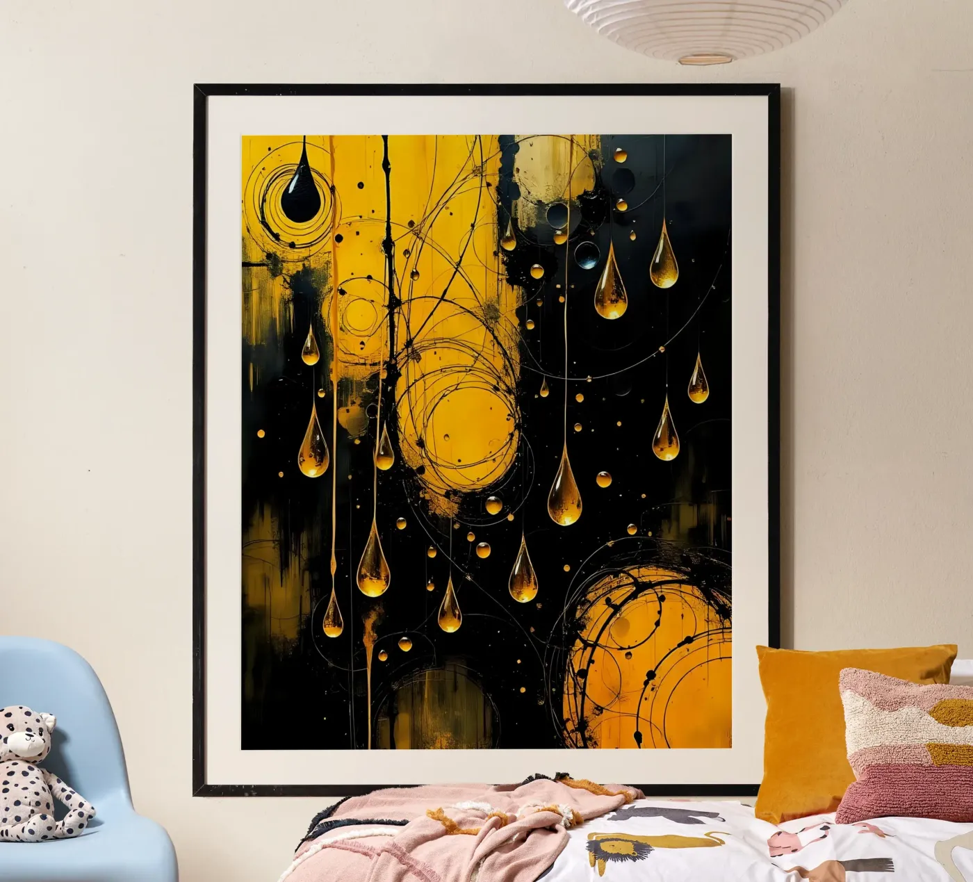 Drops_16 poster by schwarz-gelb by LK