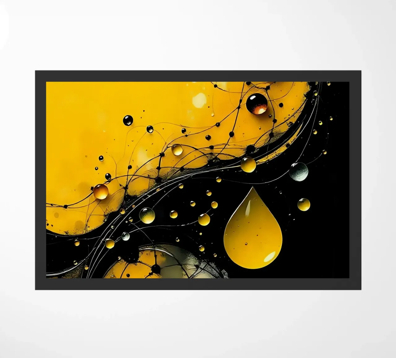 Drops_17 doormat by schwarz-gelb by LK