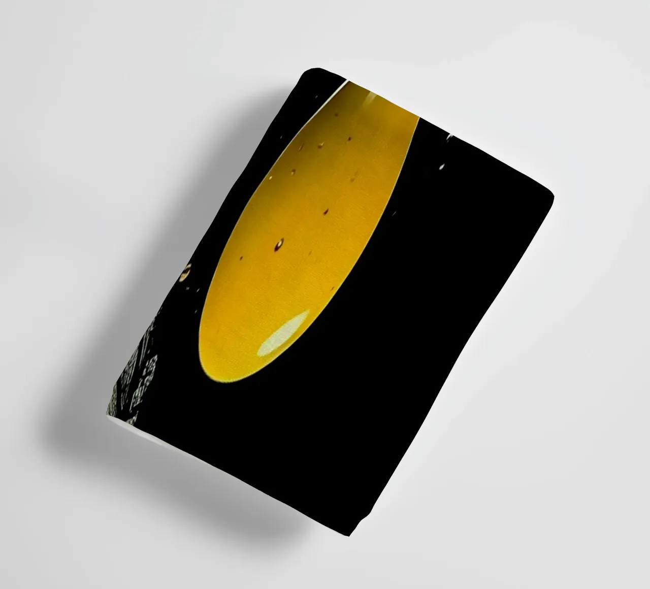 Gocce_17 asciugamano da bagno da schwarz-gelb by LK