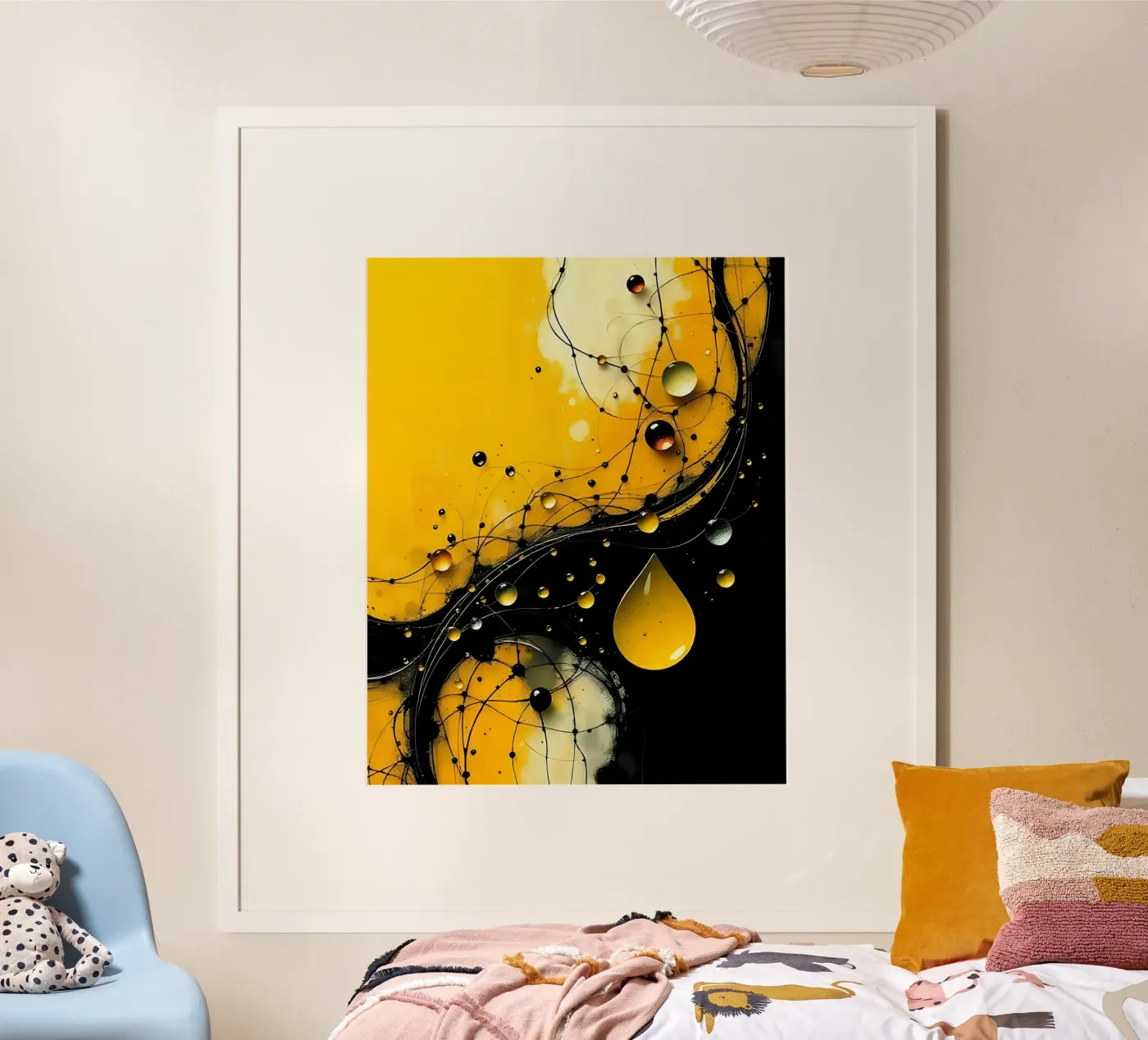 Goutte_17 poster de schwarz-gelb by LK