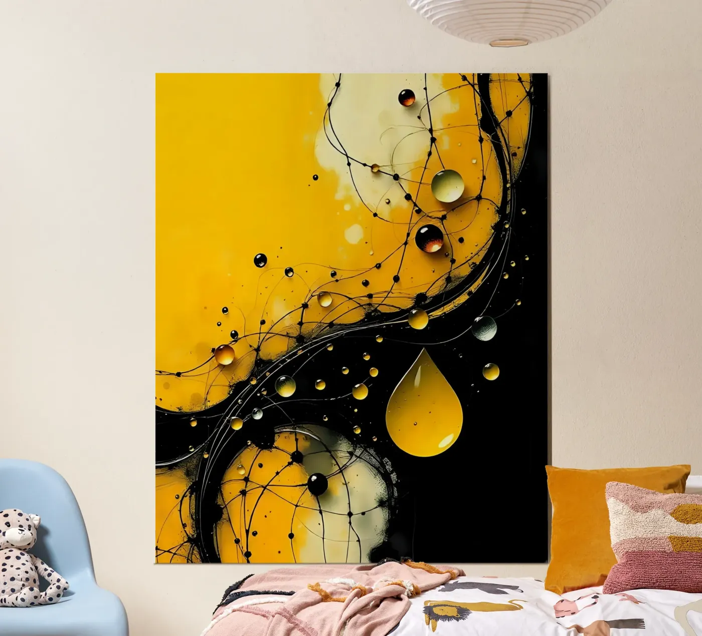 Goutte_17 poster de schwarz-gelb by LK