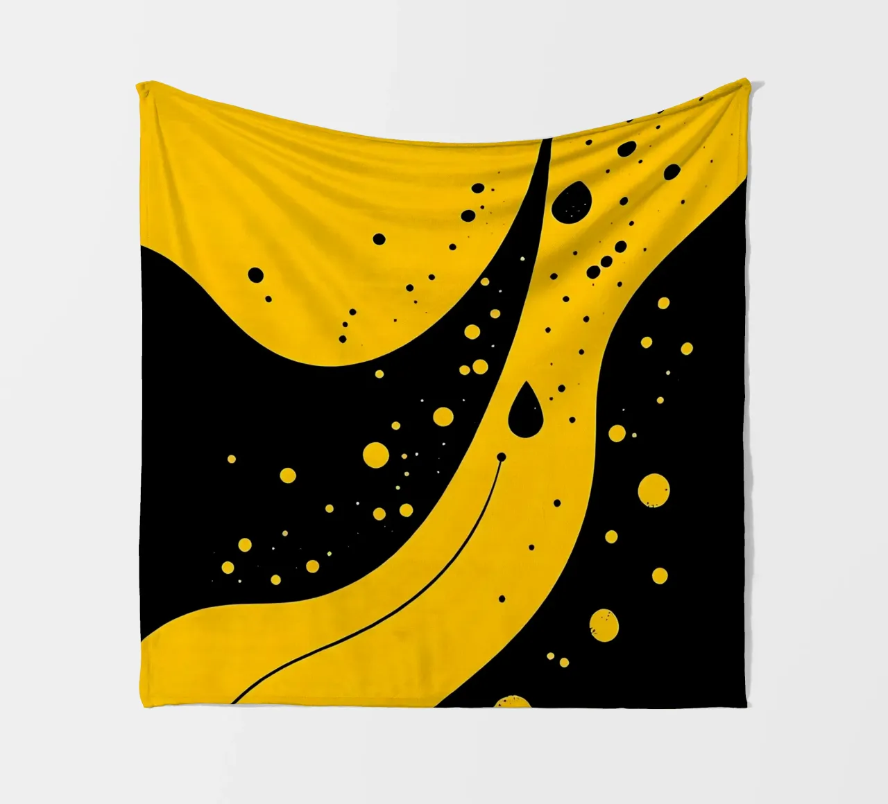 Gocce_18 coperta in pile da schwarz-gelb by LK