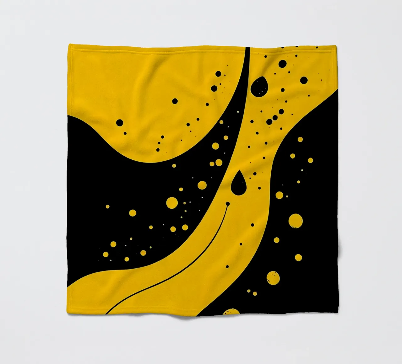 Gocce_18 coperta in pile da schwarz-gelb by LK