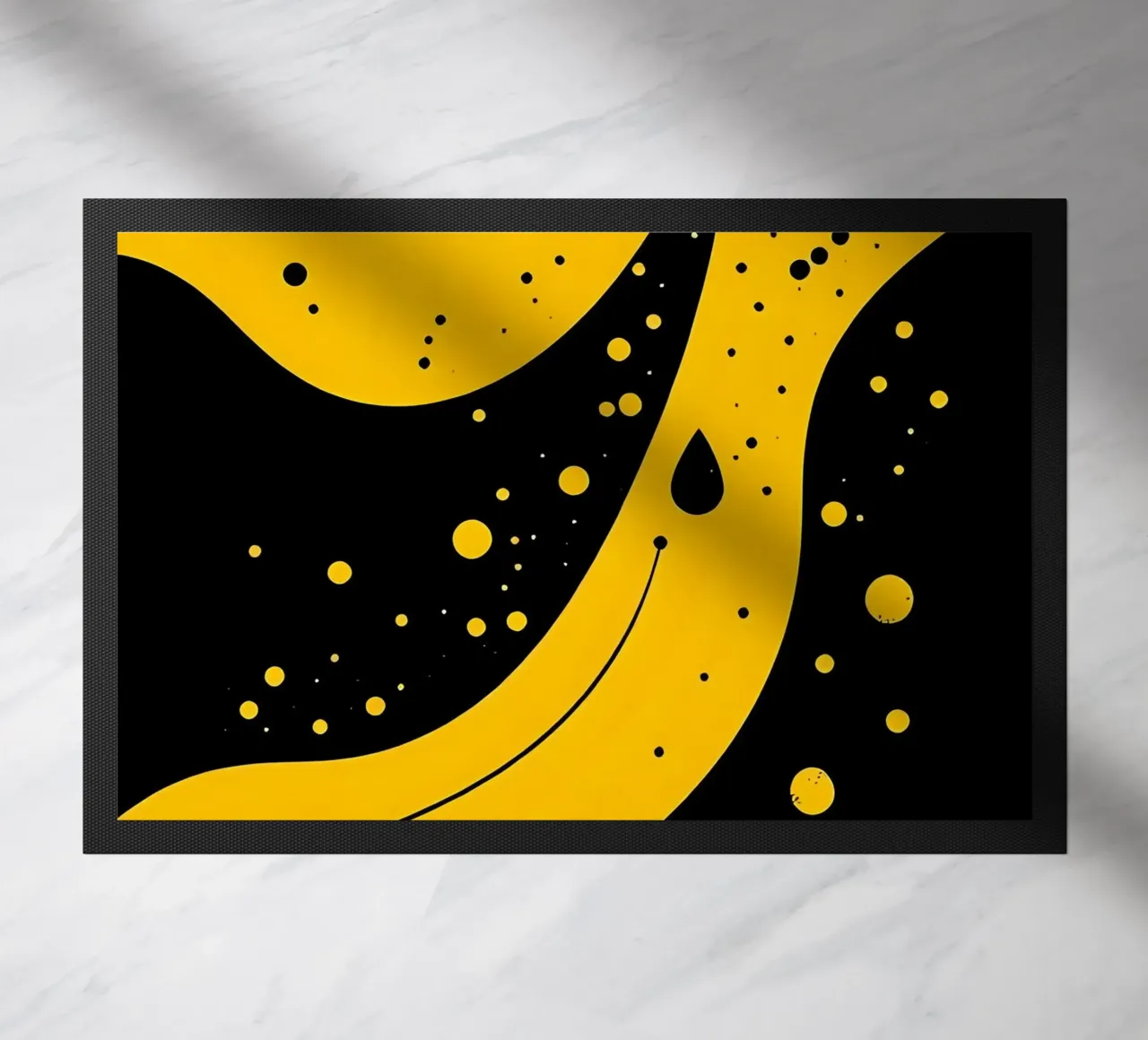 Drops_18 doormat by schwarz-gelb by LK