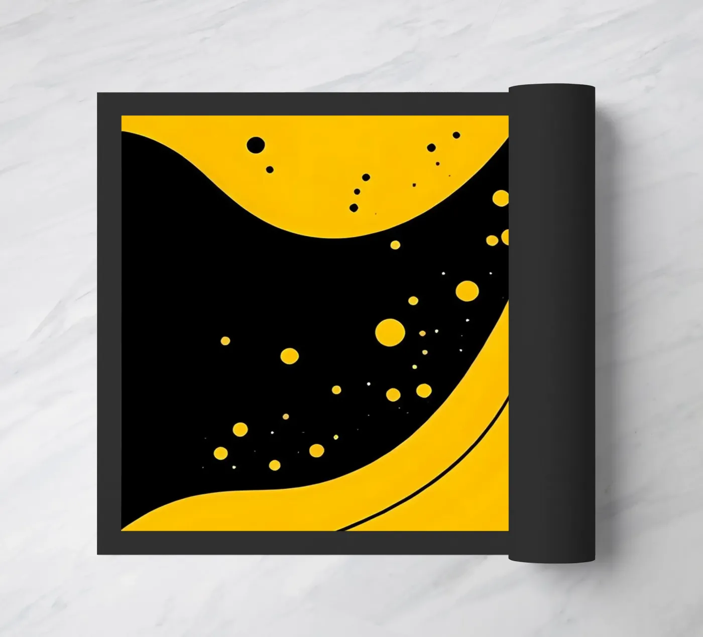 Goutte_18 paillasson de schwarz-gelb by LK