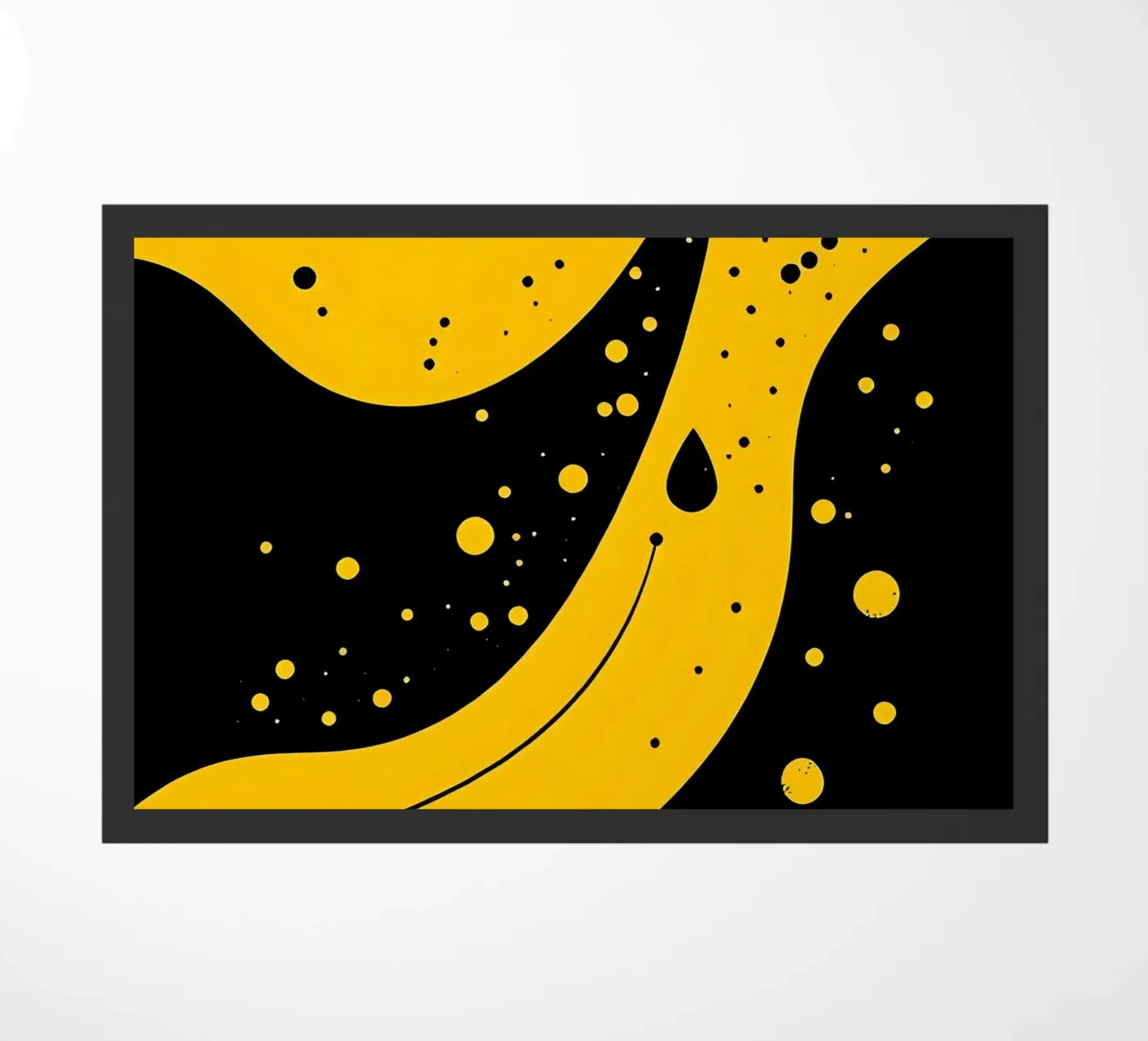 Goutte_18 paillasson de schwarz-gelb by LK