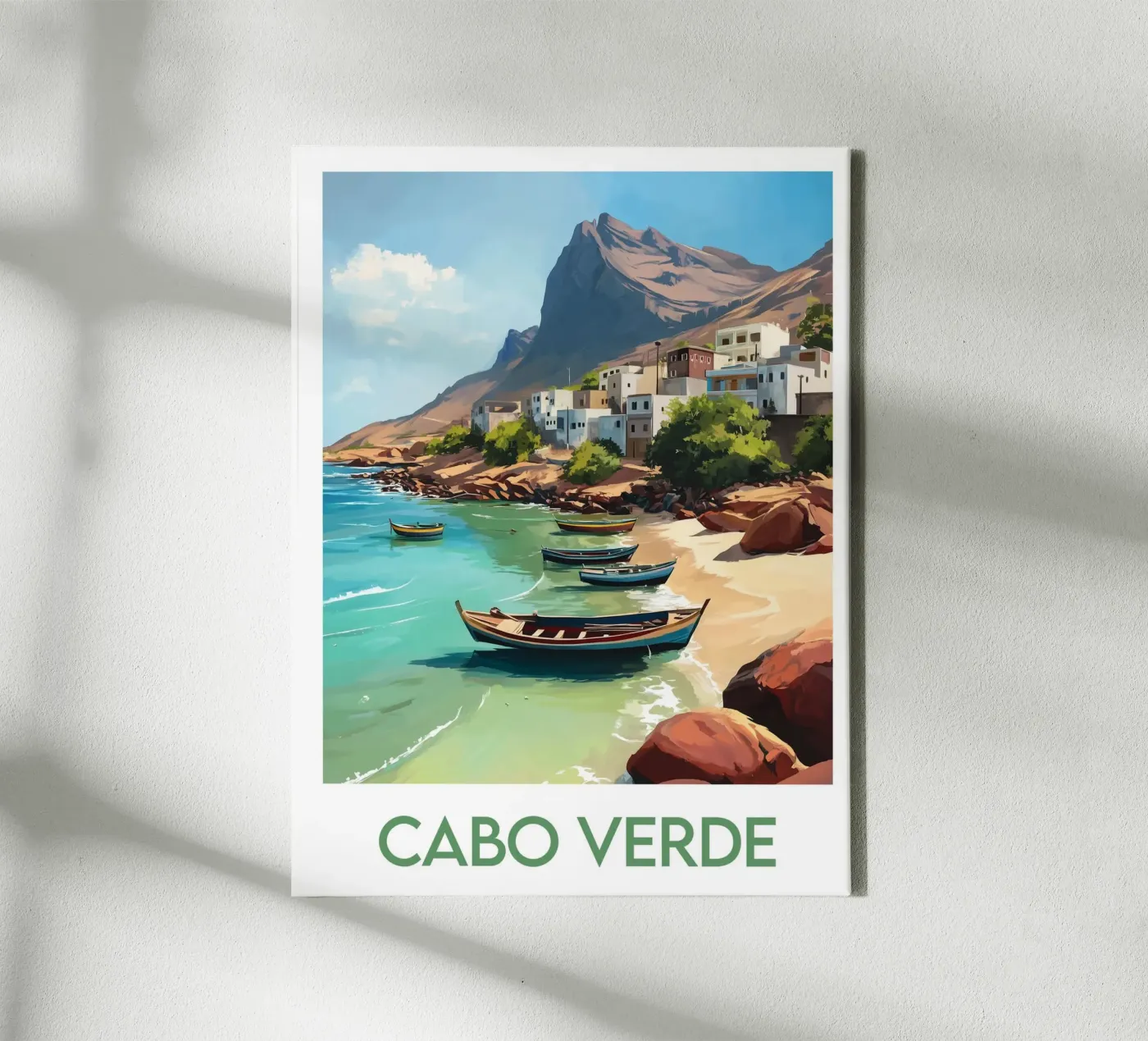 Cape Verde poster toile de Frame the World