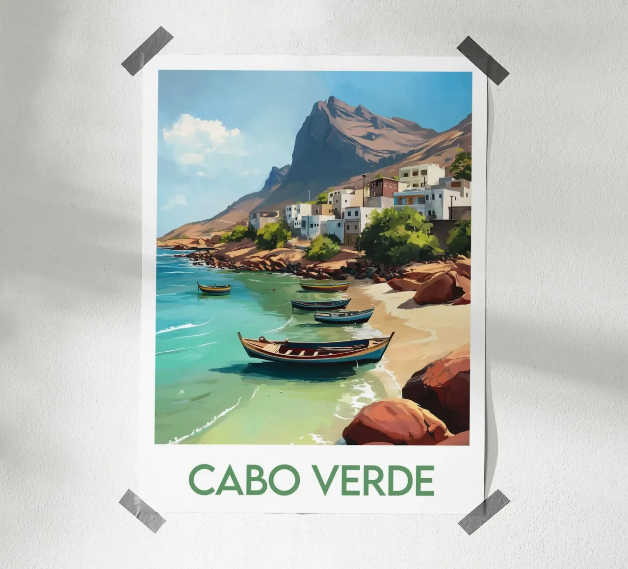 Cape Verde poster Hahnemühle von Frame the World