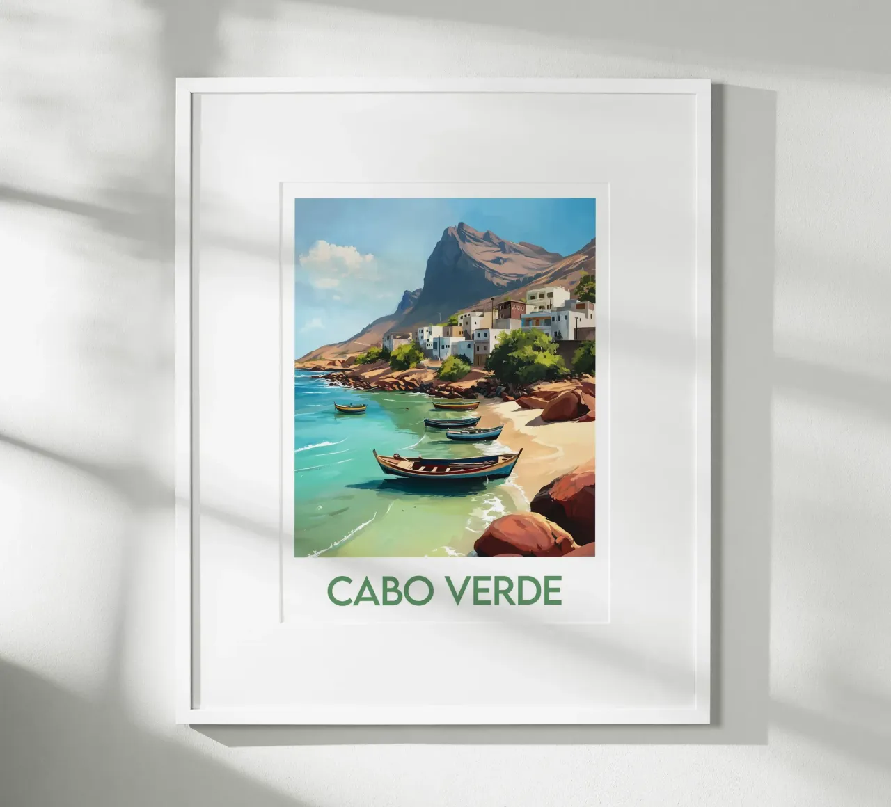 Cape Verde poster Hahnemühle von Frame the World