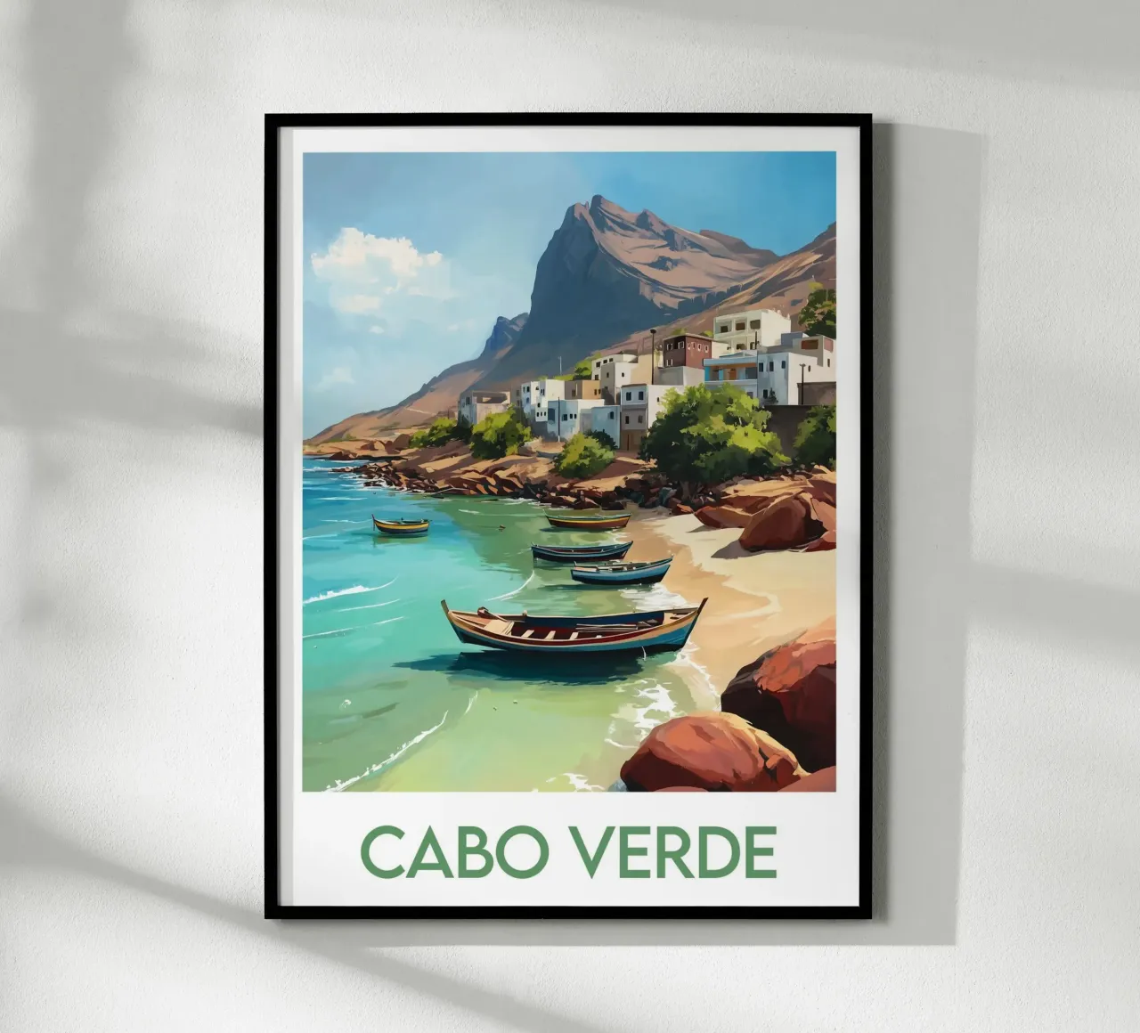 Affiche Cabo Verde carta hahnemühle da Frame the World