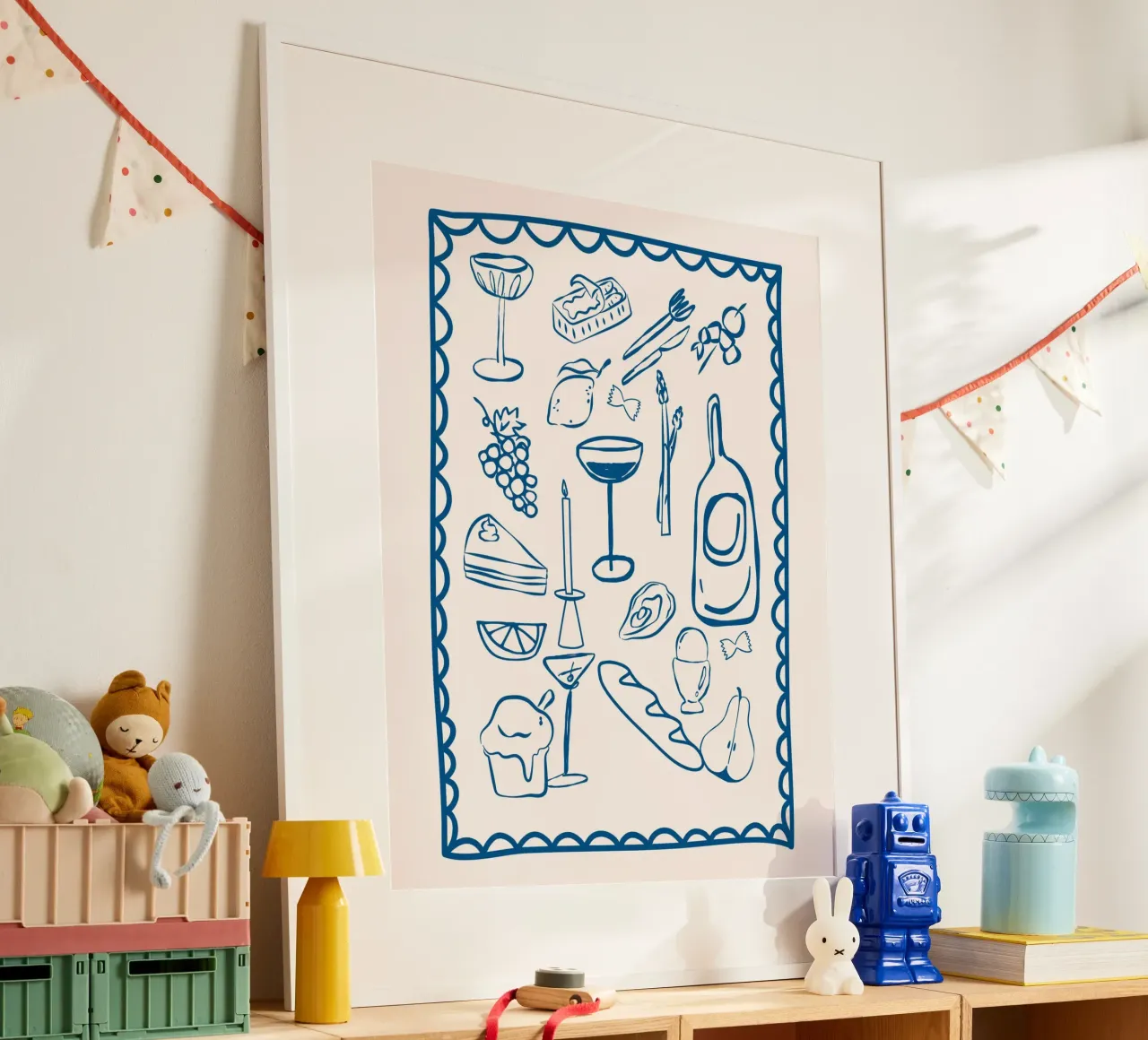 Italy icons, Italian Poster, Amalfi Coast poster by DolceVita