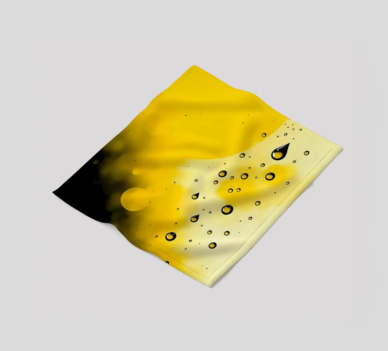 Gocce_20 coperta in pile da schwarz-gelb by LK