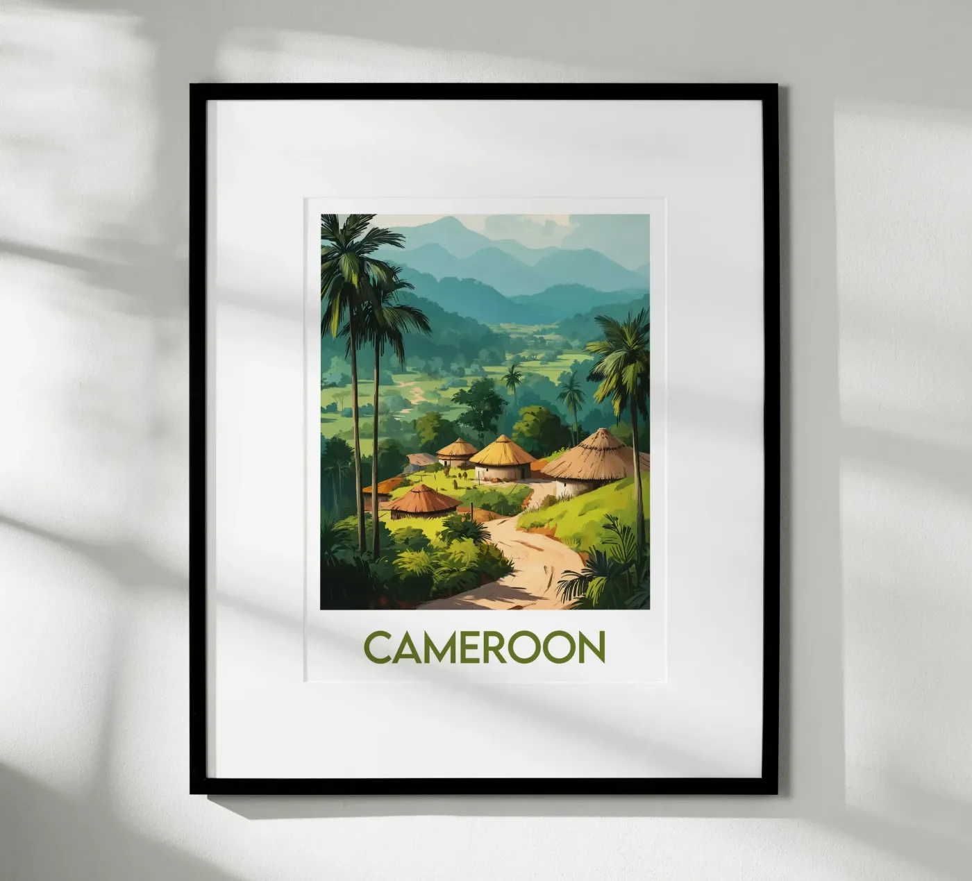Affiche Cameroun poster da Frame the World