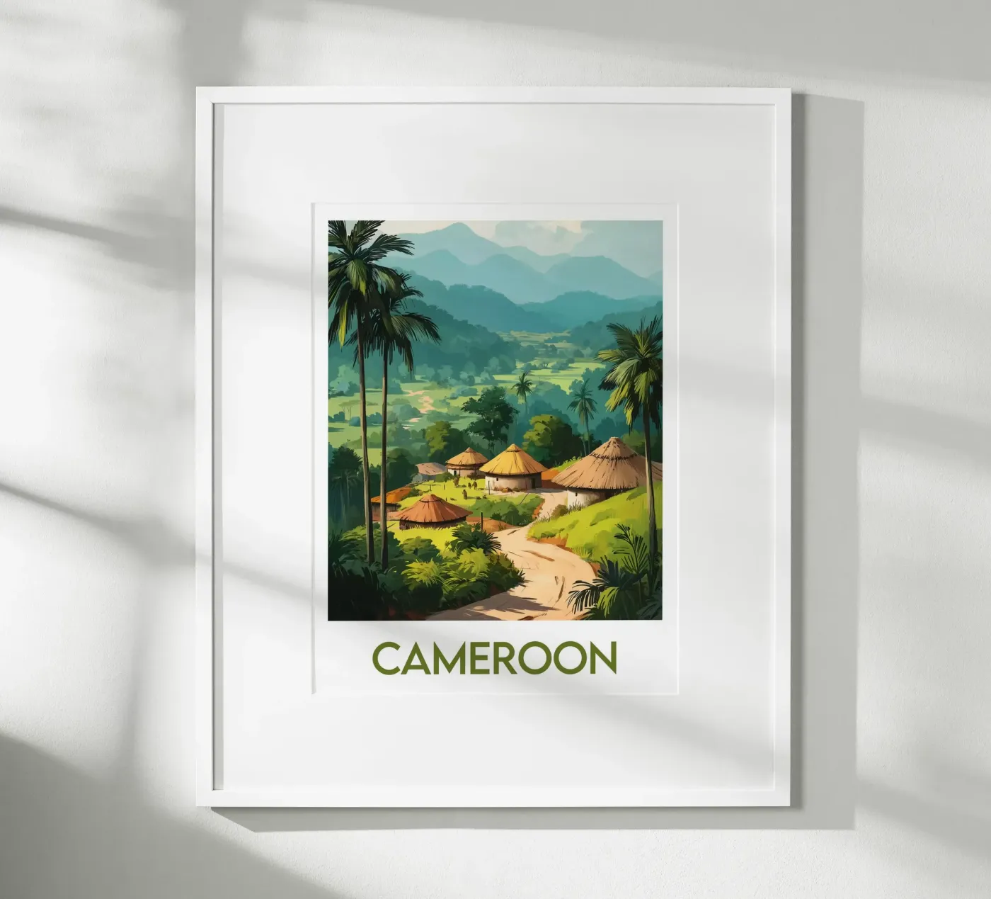 Affiche Cameroun poster da Frame the World