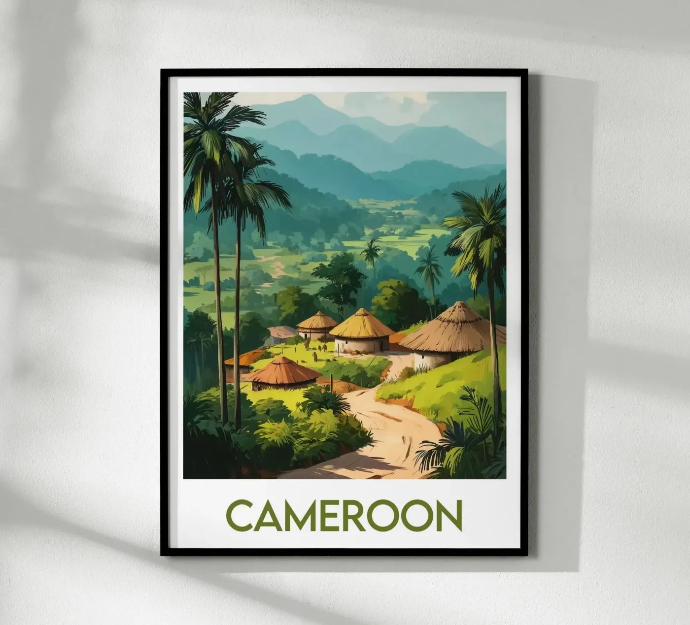 Affiche Cameroun poster da Frame the World