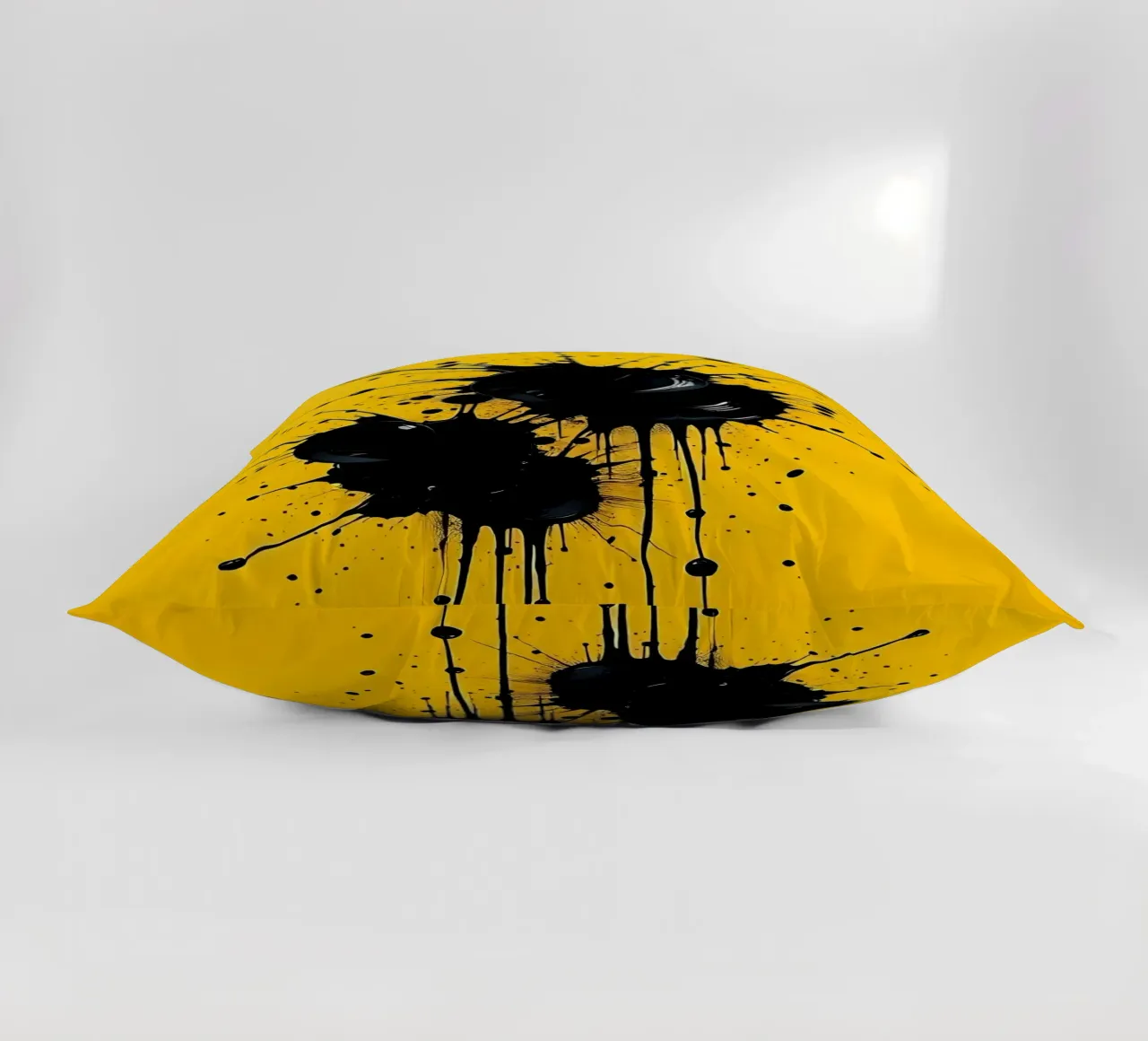 Sprazzi di colore_1 cuscino da schwarz-gelb by LK