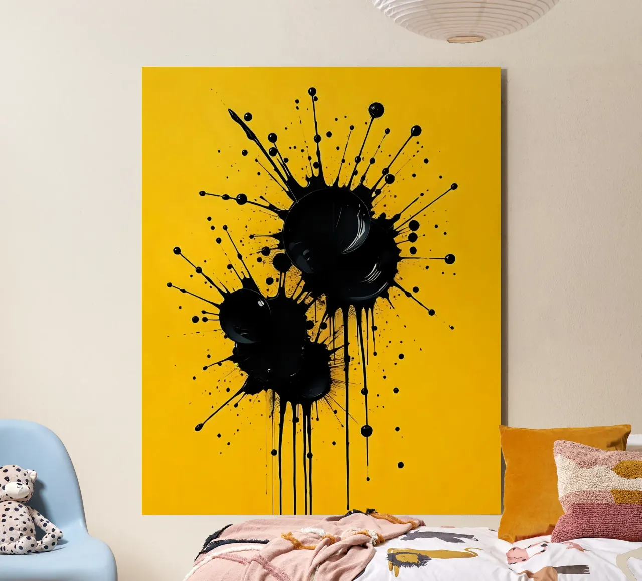 Sprazzi di colore_1 alluminio dibond da schwarz-gelb by LK