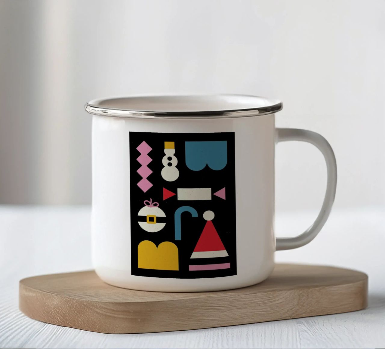Christmas Cracker tazza in smalto da daylight design studio