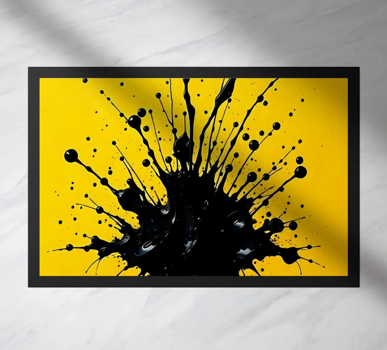 Sprazzi di colore_2 zerbino da schwarz-gelb by LK