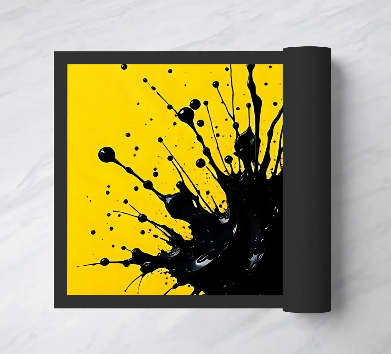 Sprazzi di colore_2 zerbino da schwarz-gelb by LK