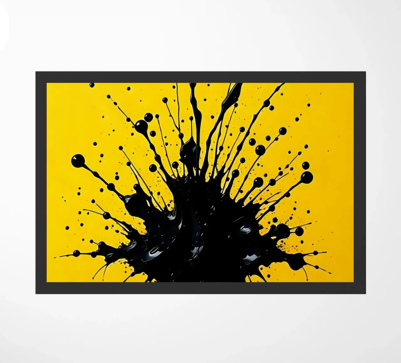 Sprazzi di colore_2 zerbino da schwarz-gelb by LK