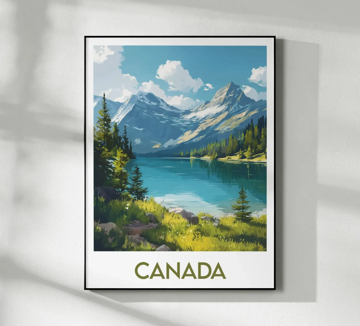 Affiche Canada acrylic glass by Frame the World