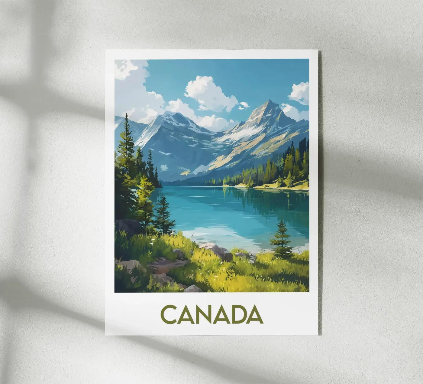 Affiche Canada acrylic glass by Frame the World