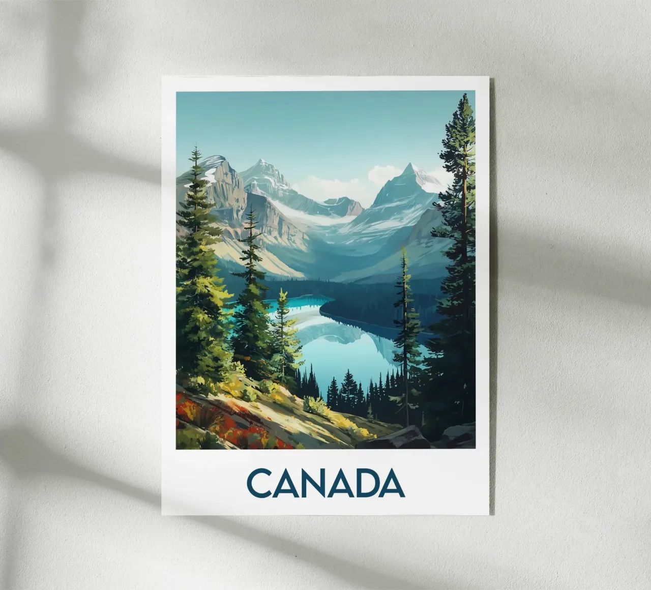 Affiche Canada plexiglass da Frame the World