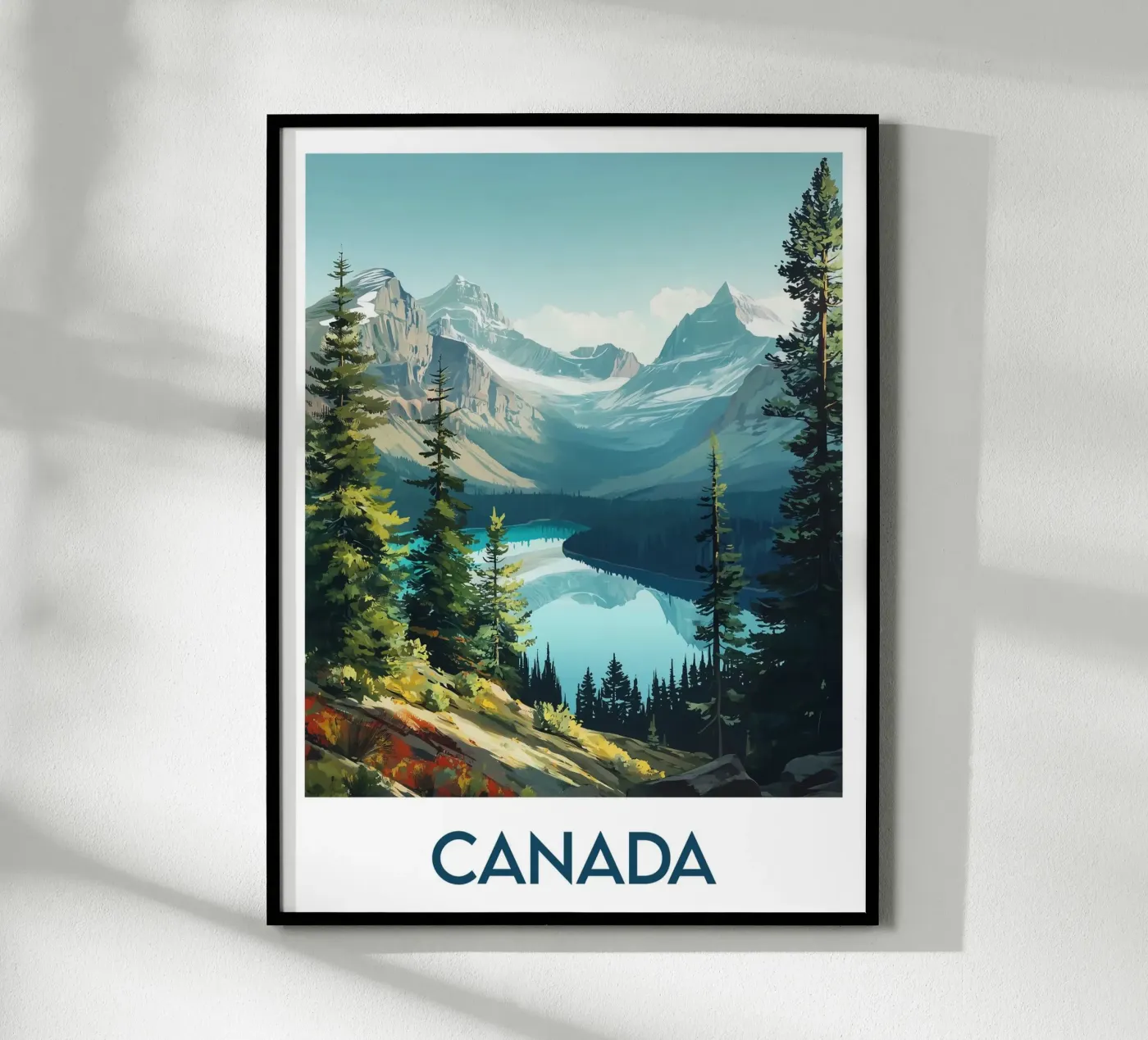 Affiche Canada poster by Frame the World