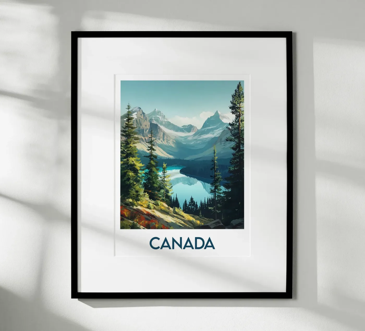 Affiche Canada poster by Frame the World