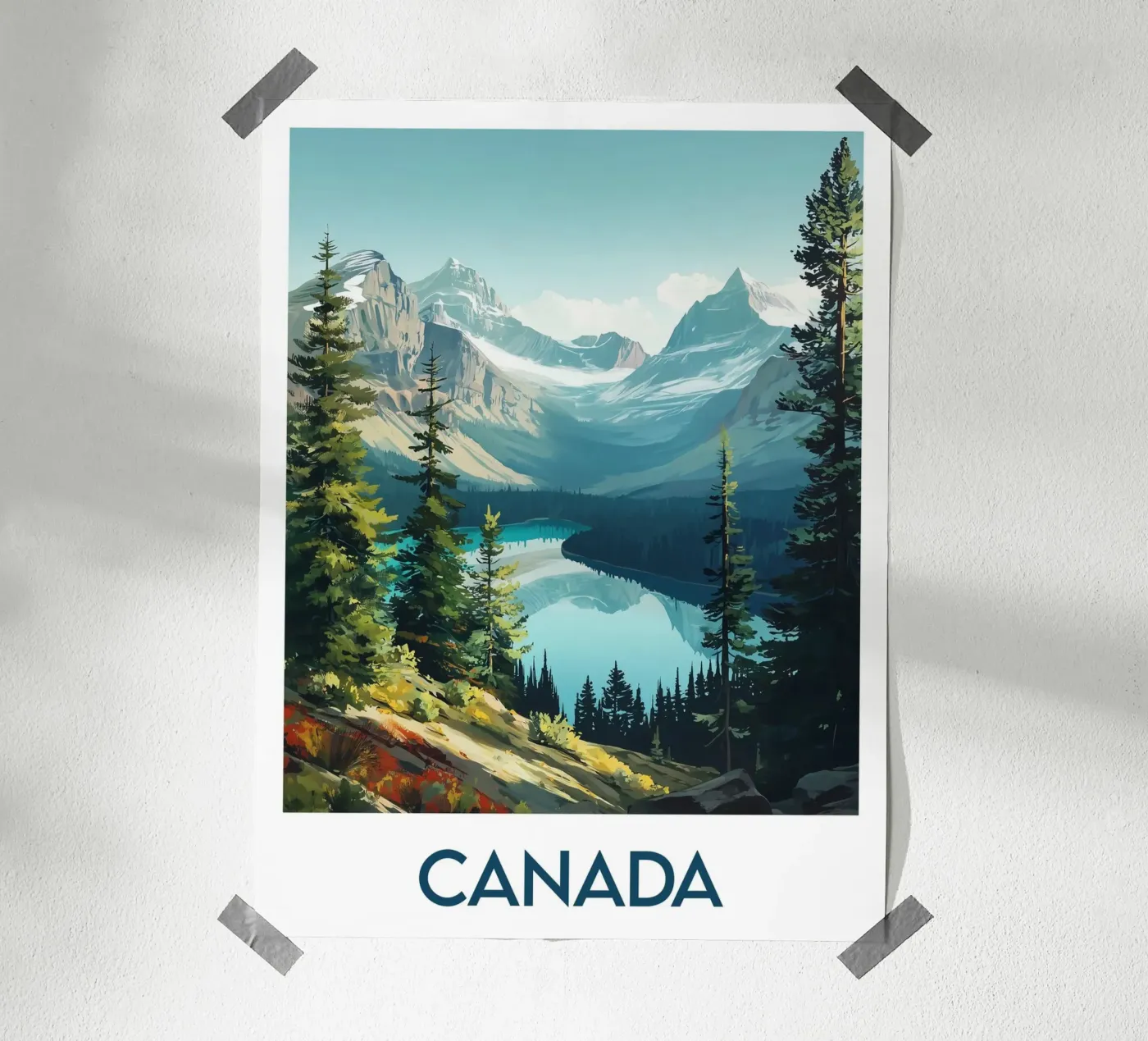 Affiche Canada poster by Frame the World