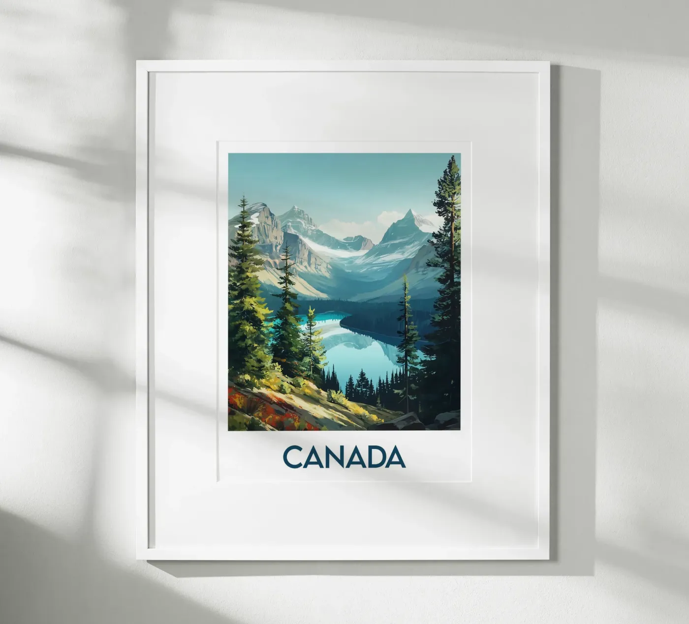 Affiche Canada poster by Frame the World