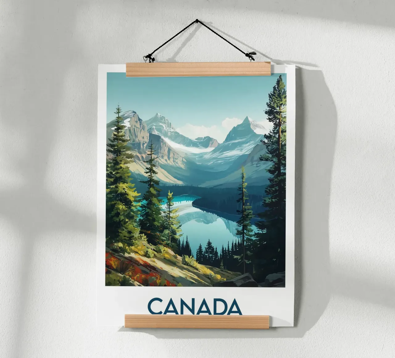 Canada poster van Frame the World