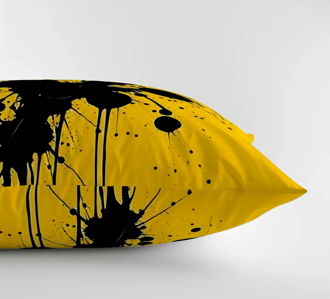 Sprazzi di colore_3 cuscino da schwarz-gelb by LK