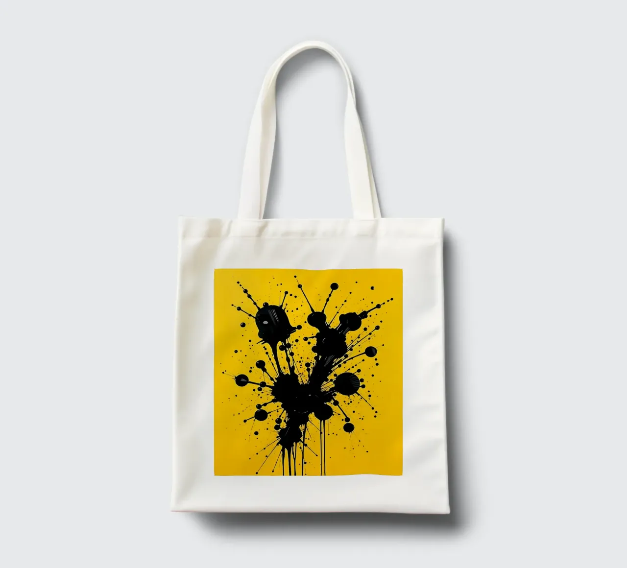 Sprazzi di colore_3 borsa in juta da schwarz-gelb by LK