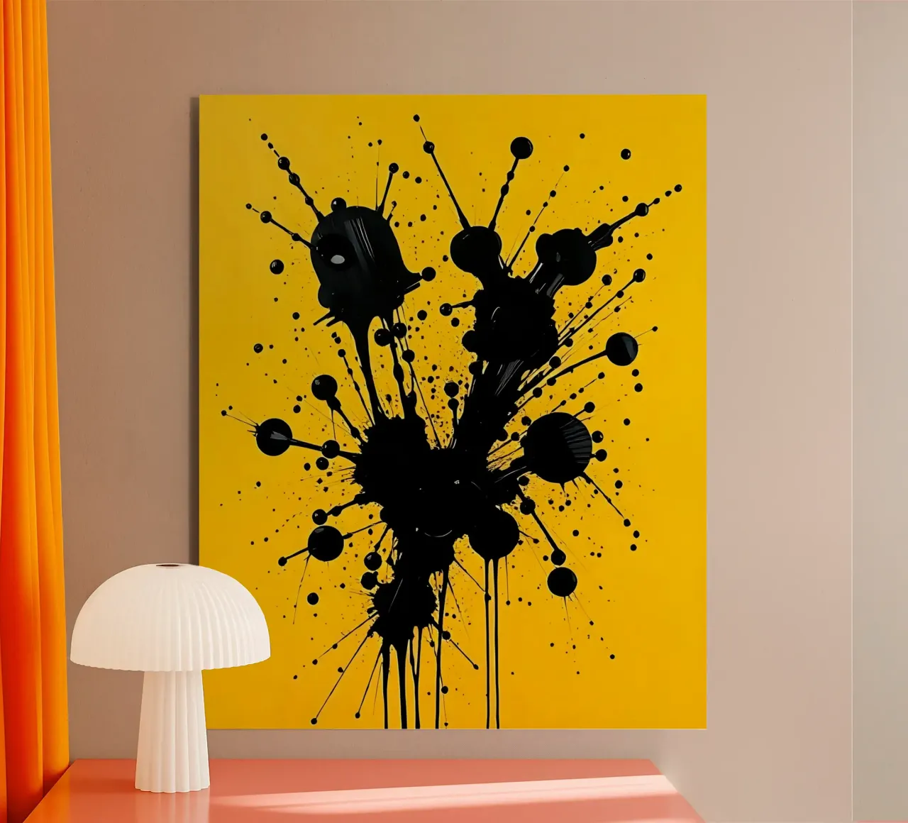 Sprazzi di colore_3 alluminio dibond da schwarz-gelb by LK
