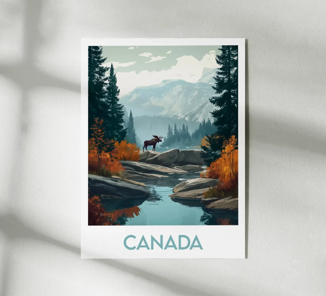 Affiche Canada plexiglass da Frame the World